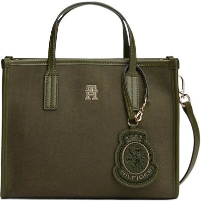 Tommy Hilfiger Th City Small Tote Melton ONE SIZE Khaki ONE SIZE Tommy Hilfiger Th City Small Tote Melton ONE SIZE Khaki ONE SIZE
