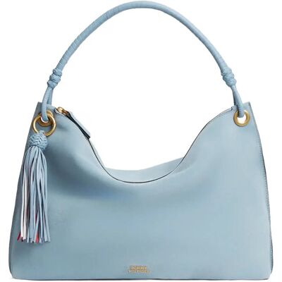 Tommy Hilfiger Th Statement Leather Bag Suede ONE SIZE Blue ONE SIZE Tommy Hilfiger Th Statement Leather Bag Suede ONE SIZE Blue ONE SIZE