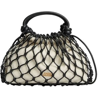 Tommy Hilfiger Th Soft L Med Crossover Macrame ONE SIZE Black ONE SIZE Tommy Hilfiger Th Soft L Med Crossover Macrame ONE SIZE Black ONE SIZE