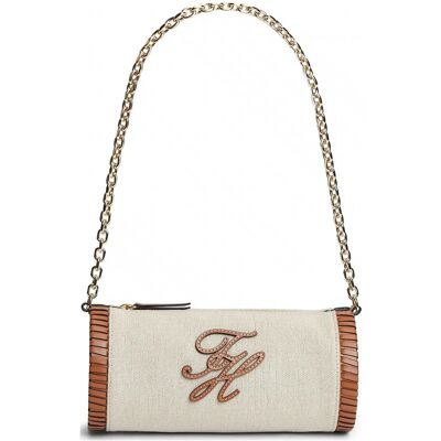 Tommy Hilfiger Th Elev Summ Chain Bag Canvas ONE SIZE Brown ONE SIZE Tommy Hilfiger Th Elev Summ Chain Bag Canvas ONE SIZE Brown ONE SIZE
