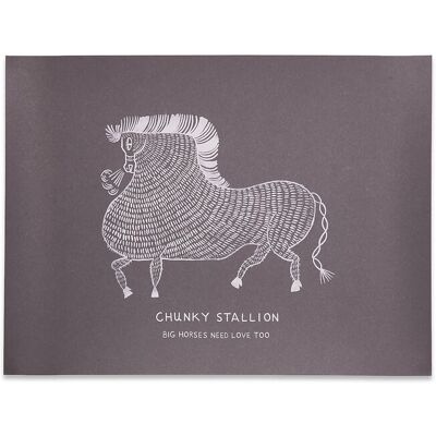 Aparte Works Aparte X Llew Mejia - Chunky Stallion 50X70CM Patterned 50X70CM Aparte Works Aparte X Llew Mejia - Chunky Stallion 50X70CM Patterned 50X70CM