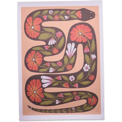 Aparte Works Aparte X Rebecca Zwanzig - Snake 50X70CM Patterned 50X70CM Aparte Works Aparte X Rebecca Zwanzig - Snake 50X70CM Patterned 50X70CM