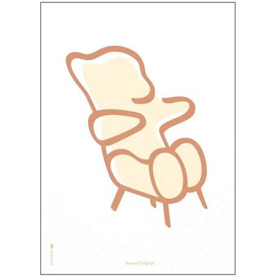 Brainchild Bamse Hvid 30X40CM Patterned 30X40CM Brainchild Bamse Hvid 30X40CM Patterned 30X40CM