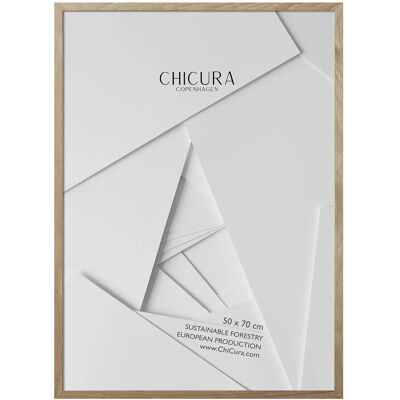 ChiCura Wooden Frame - Oak - Anti-Reflective Acrylic 50X 70CM Beige 50X 70CM ChiCura Wooden Frame - Oak - Anti-Reflective Acrylic 50X 70CM Beige 50X 70CM