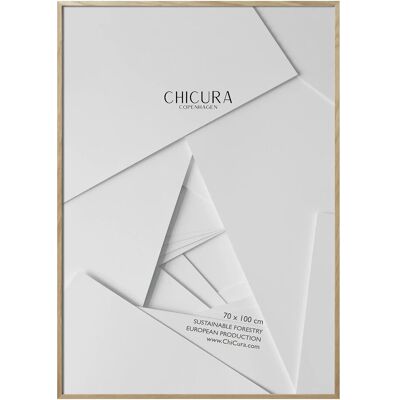 ChiCura Wooden Frame - Oak - Anti-Reflective Acrylic 70X 100CM Beige 70X 100CM ChiCura Wooden Frame - Oak - Anti-Reflective Acrylic 70X 100CM Beige 70X 100CM