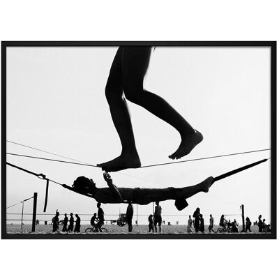Democratic Gallery Poster Monochrome Balancing Act 21X30 Black 21X30 Democratic Gallery Poster Monochrome Balancing Act 21X30 Black 21X30