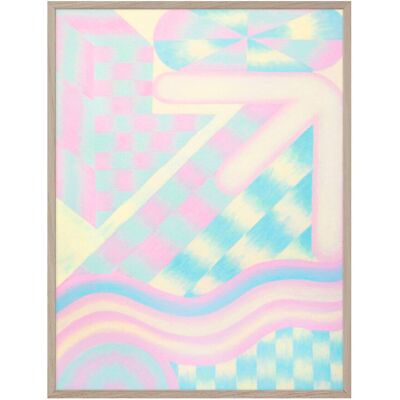 If Walls Could Talk Composition With Arrow No. 1 30X40CM Patterned 30X40CM If Walls Could Talk Composition With Arrow No. 1 30X40CM Patterned 30X40CM