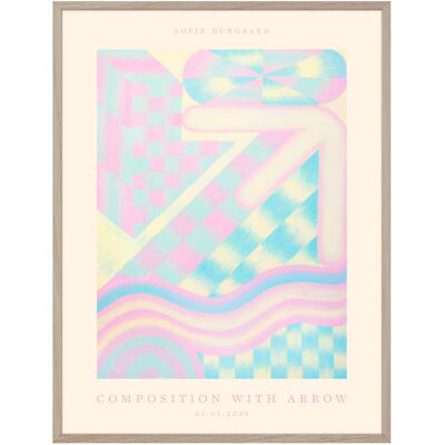 If Walls Could Talk Composition With Arrow No. 2 70X100CM Patterned 70X100CM If Walls Could Talk Composition With Arrow No. 2 70X100CM Patterned 70X100CM