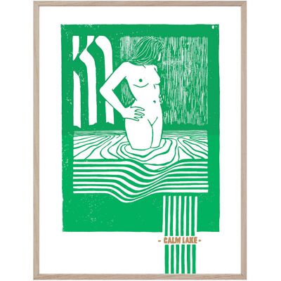 If Walls Could Talk Green Lake 50X70CM Patterned 50X70CM If Walls Could Talk Green Lake 50X70CM Patterned 50X70CM