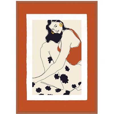 Incado Artist Paper - Lady In Red 51.5X71.5CM x 71.5 Patterned 51.5X71.5CM x 71.5 Incado Artist Paper - Lady In Red 51.5X71.5CM x 71.5 Patterned 51.5X71.5CM x 71.5