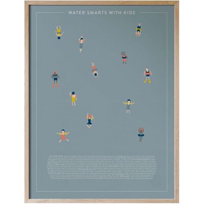Kunskapstavlan® Water Smarts With Kids - På Engelska 30X40CM Patterned 30X40CM Kunskapstavlan® Water Smarts With Kids - På Engelska 30X40CM Patterned 30X40CM