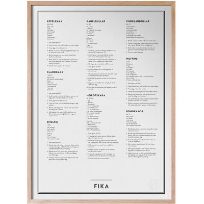 Kunskapstavlan® Fika 30X40 Patterned 30X40 Kunskapstavlan® Fika 30X40 Patterned 30X40