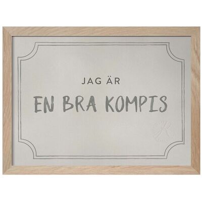 Kunskapstavlan® Kompisdiplomet, Dusty Mint SWEDISH Patterned SWEDISH Kunskapstavlan® Kompisdiplomet, Dusty Mint SWEDISH Patterned SWEDISH