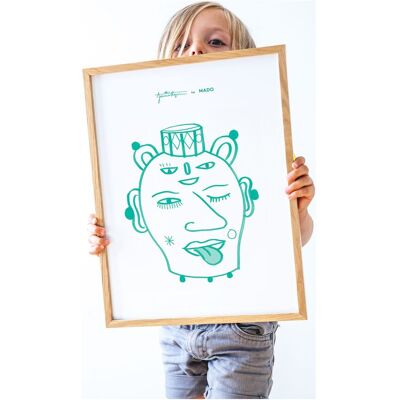 MADO Head Vase Lu - 30X40 30X40CM Patterned 30X40CM MADO Head Vase Lu - 30X40 30X40CM Patterned 30X40CM