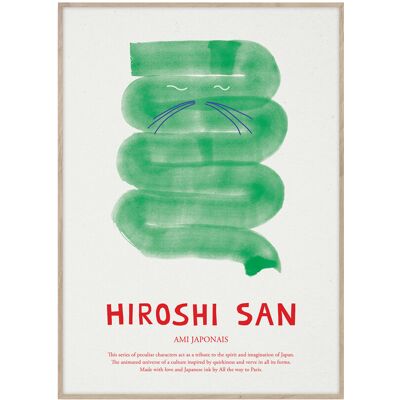 MADO Hiroshi San, 50X70 50X70CM Green 50X70CM MADO Hiroshi San, 50X70 50X70CM Green 50X70CM