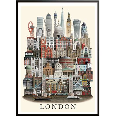 Martin Schwartz London Small Poster A3 Patterned A3 Martin Schwartz London Small Poster A3 Patterned A3