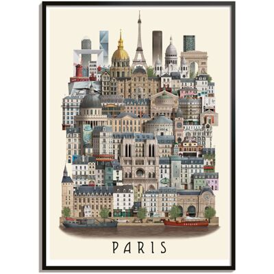 Martin Schwartz Paris Standard Poster 50X70CM 50X70CM Martin Schwartz Paris Standard Poster 50X70CM 50X70CM
