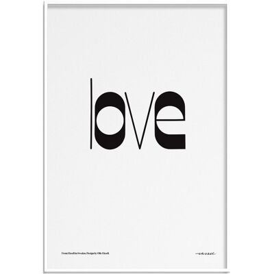 Olle Eksell Love 50X70CM Patterned 50X70CM Olle Eksell Love 50X70CM Patterned 50X70CM