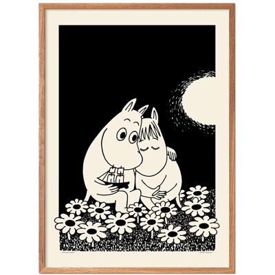Moomin X Pstr Studio - Love Story 50X70CM 50X70CM Moomin X Pstr Studio - Love Story 50X70CM 50X70CM