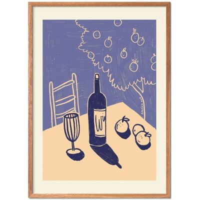 Pstr Studio - Anouk - Wine And Oranges 50X70CM Patterned 50X70CM Pstr Studio - Anouk - Wine And Oranges 50X70CM Patterned 50X70CM