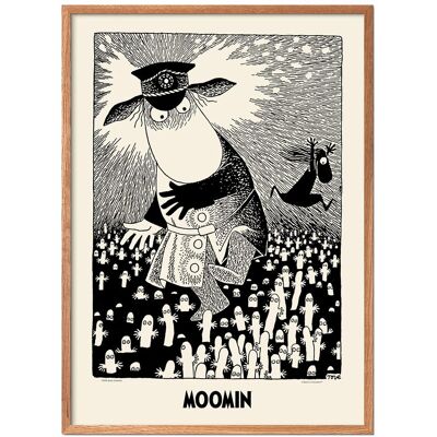 Moomin X Pstr Studio - Stormy Hattifatteners 70X100CM 70X100CM Moomin X Pstr Studio - Stormy Hattifatteners 70X100CM 70X100CM