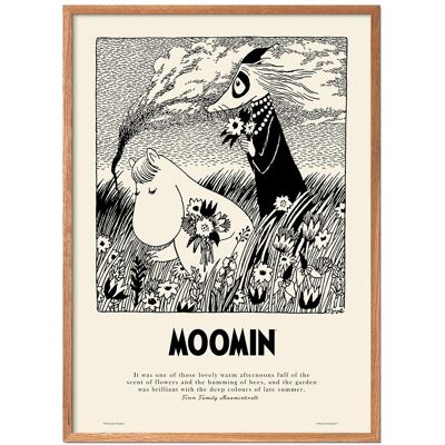 Moomin X Pstr Studio - Summer Flowers 50X70CM 50X70CM Moomin X Pstr Studio - Summer Flowers 50X70CM 50X70CM