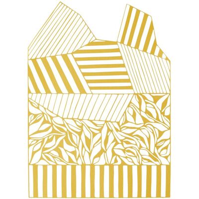 Studio About Papercut, A3, Geometric, Rectangle 29.7X42CM Yellow 29.7X42CM Studio About Papercut, A3, Geometric, Rectangle 29.7X42CM Yellow 29.7X42CM