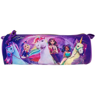 Euromic Unicorn Academy, Rundt Penalhus, 22 X 7 Cm ONE SIZE Purple ONE SIZE Euromic Unicorn Academy, Rundt Penalhus, 22 X 7 Cm ONE SIZE Purple ONE SIZE