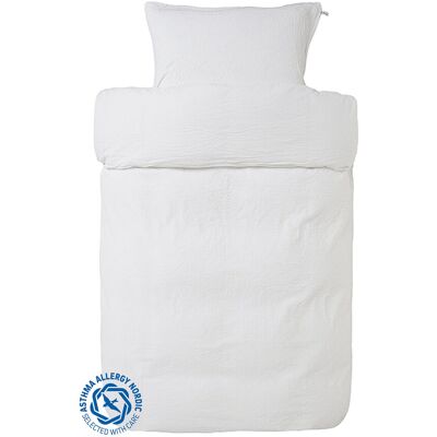Høie of Scandinavia Pure Vevd Krepp Sengesett 140X220;50X70CM White 140X220;50X70CM Høie of Scandinavia Pure Vevd Krepp Sengesett 140X220;50X70CM White 140X220;50X70CM