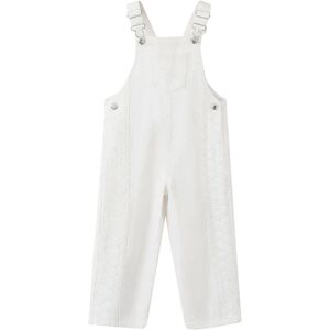 Mango Embroidered Denim Dungarees 4-5 White 4-5 Mango Embroidered Denim Dungarees 4-5 White 4-5