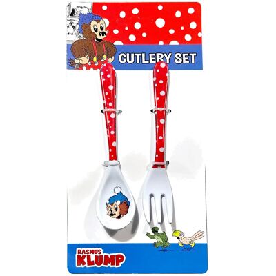 Barbo Toys Rasmus Klump - 2 Pcs Cultery Set ONE SIZE Patterned ONE SIZE Barbo Toys Rasmus Klump - 2 Pcs Cultery Set ONE SIZE Patterned ONE SIZE