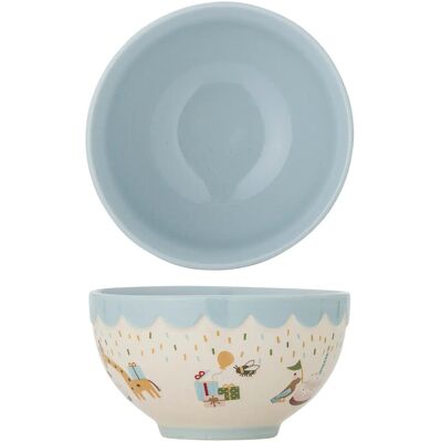 Bloomingville Celebrate Bowl 500 ML Blue 500 ML Bloomingville Celebrate Bowl 500 ML Blue 500 ML