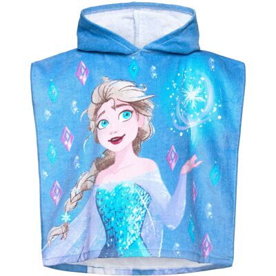 BrandMac Poncho Frozen 803 - 50X100 Cm 50X100CM Blue 50X100CM BrandMac Poncho Frozen 803 - 50X100 Cm 50X100CM Blue 50X100CM