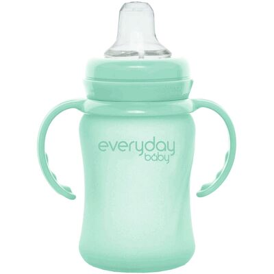 Everyday Baby Glass Sippy Cup Healthy + Mint Green 150 ml Green 150 ml Everyday Baby Glass Sippy Cup Healthy + Mint Green 150 ml Green 150 ml