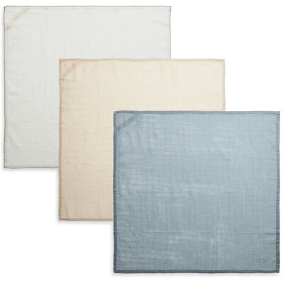 Huttelihut Muslin Cloth 3-Pack 65X65 Cm ONE SIZE Patterned ONE SIZE Huttelihut Muslin Cloth 3-Pack 65X65 Cm ONE SIZE Patterned ONE SIZE