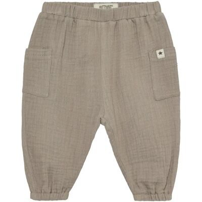 Huttelihut Pants Muslin 68 Beige 68 Huttelihut Pants Muslin 68 Beige 68
