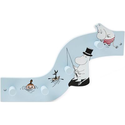 Kid's Concept Hook Board Moomin ONE SIZE Blue ONE SIZE Kid's Concept Hook Board Moomin ONE SIZE Blue ONE SIZE