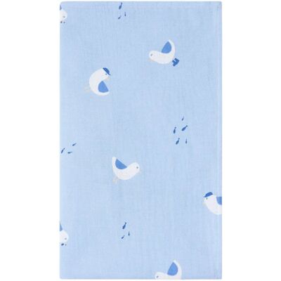 Lindex Blanket In Cotton Muslin ONE SIZE Blue ONE SIZE Lindex Blanket In Cotton Muslin ONE SIZE Blue ONE SIZE