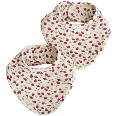 LouieLouie Bibs -Jersey 2 Pack ONE SIZE Cream ONE SIZE LouieLouie Bibs -Jersey 2 Pack ONE SIZE Cream ONE SIZE