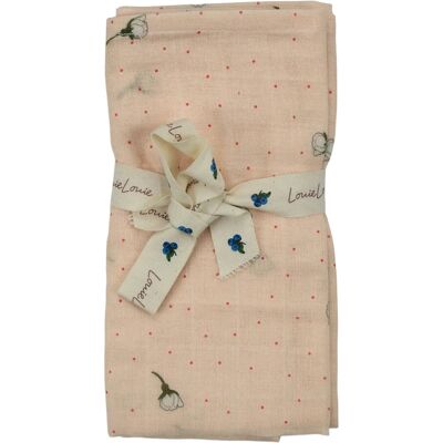 LouieLouie Swaddle -Muslin 2 Pack ONE SIZE Pink ONE SIZE LouieLouie Swaddle -Muslin 2 Pack ONE SIZE Pink ONE SIZE