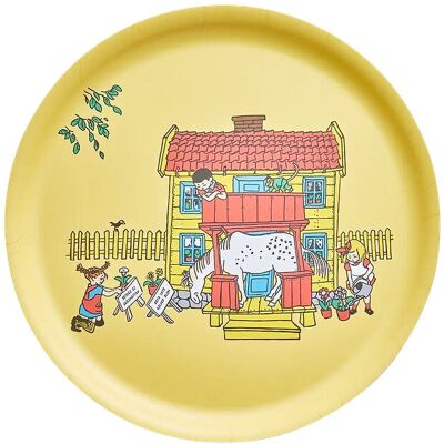 Muurla Tray 35Cm Villa Villekulla Ø 35 CM Yellow Ø 35 CM Muurla Tray 35Cm Villa Villekulla Ø 35 CM Yellow Ø 35 CM