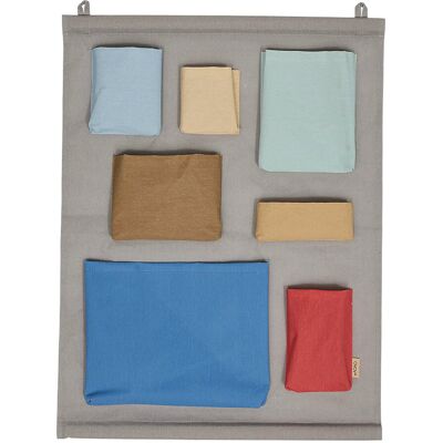 OYOY MINI Saga Wall Storage 2 80X60X2CM Patterned 80X60X2CM OYOY MINI Saga Wall Storage 2 80X60X2CM Patterned 80X60X2CM