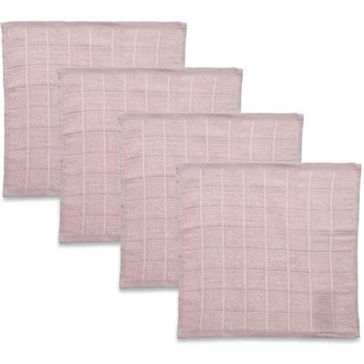 Pippi Facecloth (4-Pack) 27X27CM Pink 27X27CM Pippi Facecloth (4-Pack) 27X27CM Pink 27X27CM