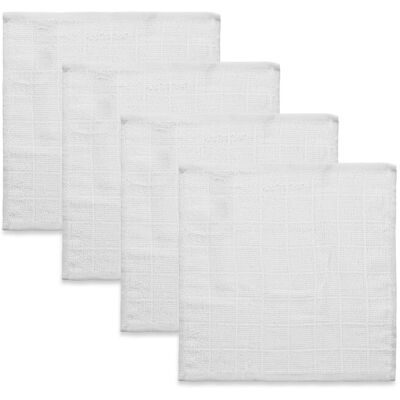Pippi Facecloth (4-Pack) 27X27CM White 27X27CM Pippi Facecloth (4-Pack) 27X27CM White 27X27CM