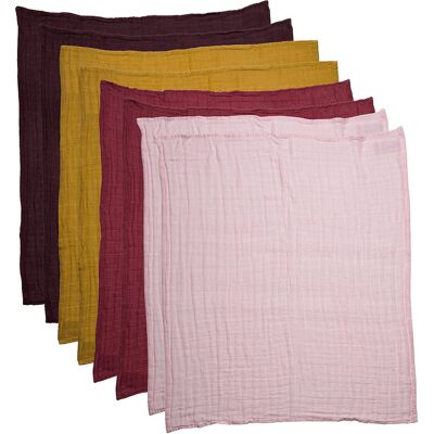 Pippi Organic Muslin Cloth (8-Pack) ONE SIZE Patterned ONE SIZE Pippi Organic Muslin Cloth (8-Pack) ONE SIZE Patterned ONE SIZE
