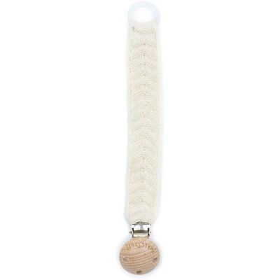 Smallstuff Dummychain, Fishbone, Off. White ONE SIZE Cream ONE SIZE Smallstuff Dummychain, Fishbone, Off. White ONE SIZE Cream ONE SIZE
