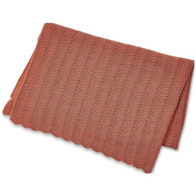 Smallstuff Baby Blanket, Fish Bone Knit, Rouge ONE SIZE 19 cm Pink ONE SIZE 19 cm Smallstuff Baby Blanket, Fish Bone Knit, Rouge ONE SIZE 19 cm Pink ONE SIZE 19 cm