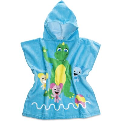 Teddykompaniet Bolibompa Dragon, Poncho ONE SIZE Blue ONE SIZE Teddykompaniet Bolibompa Dragon, Poncho ONE SIZE Blue ONE SIZE