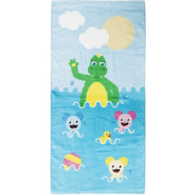 Teddykompaniet Bolibompa Dragon, Towel ONE SIZE Blue ONE SIZE Teddykompaniet Bolibompa Dragon, Towel ONE SIZE Blue ONE SIZE