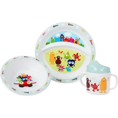 Teddykompaniet Babblarna, 3-Set Plate,Bowl,Mug 25X28X10CM Patterned 25X28X10CM Teddykompaniet Babblarna, 3-Set Plate,Bowl,Mug 25X28X10CM Patterned 25X28X10CM